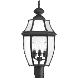 PROG P6433-31 3-60W CAND POST LANTERN