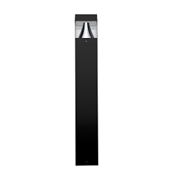 RAB B17SB  BOLLARD B17 2 4/19/14W 5/4/3K SQUARE BLK