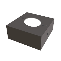 RAB BASE-RT6  6-IN ROUND  TAPER POLE BASE COVER