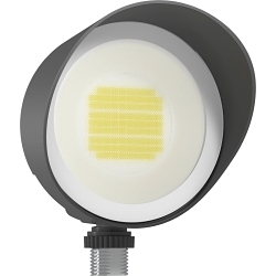RAB BULLET12A  BULLET FL OOD 12W COOL LED 120V W/ HOOD & LENS BRONZE