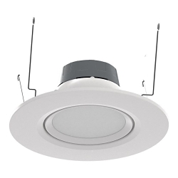 RAB RA6R109FA120WS  RETR OFIT ADJ DL 6-IN 10W 900LM CRI90 ROUND 5CCT 120V