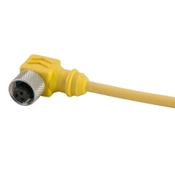 REMKE 203C0120T CORDSET  DUAL KEY PVC FEMALE 90 3P 12-FT