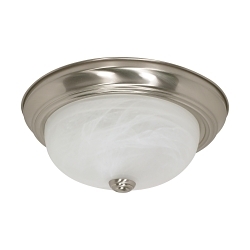SATCO 60-198 2 LIGHT 13-IN. FLUSH MOUNT ALABA