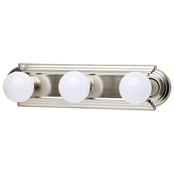 SATCO 60-300 3 LIGHT 18-IN. VANITY RACETRACK