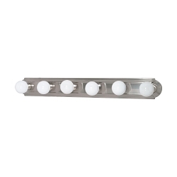 SATCO 60-302 6 LIGHT 36-IN. VANITY RACETRACK
