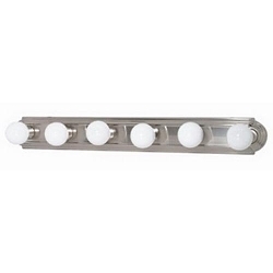 SATCO 60-302 6 LIGHT 36-IN. VANITY RACETRACK
