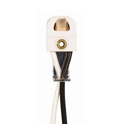SATCO 80-1251 T5 LAMPHOLDER W/8-IN AWM B/