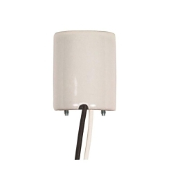 SATCO 80-1689 KEYLESS PORCELAIN SOCKET WITH PA
