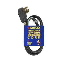 SATCO 93-5031 4 FOOT 4 WIRE HEAVY DUTY REPLACEM