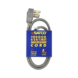 SATCO 93-5036 4 FOOT 3 WIRE HEAVY DUTY REPLACEM