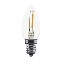 SATCO S11308 0.7 WATT LED FILAMENT C7 CLEAR 27
