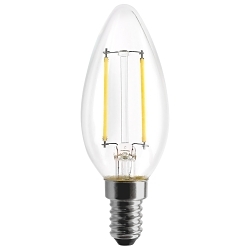 SATCO S12116 4.5 WATT B11 LED CLEAR 350 LUMENS