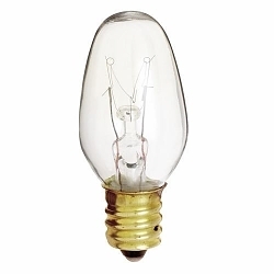 SATCO S3680 4 WATT C7-INCANDESCENT CLEAR 30