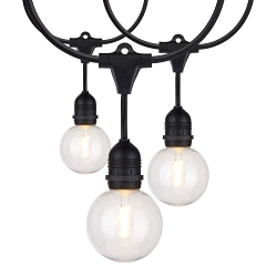 SATCO S8034 24-FT LED STRING LIGHT INCLUDES 12
