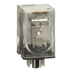 SQD 8501KPDR12P14V53 RELAY 2CO CYL PIN 10A 24