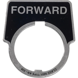 SQD 9001KN306 PUSH BUTTON LEGEND PLATE 30MM