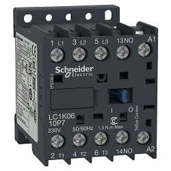 SQD LC1K0610B7 3P CONTACTOR 6A AC3 2.2KW 1