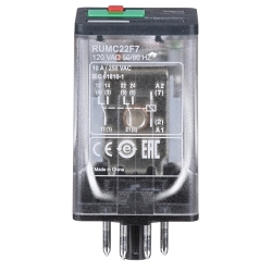 SQD RUMC22F7 UNIV. RELAY CYLINDER LED 2CO 1