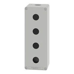 SQD XAPG49504 STATION PLAST GREY 4 HOLE 80X220