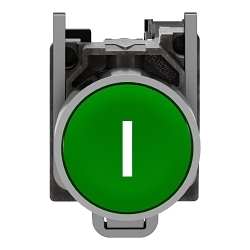 SQD XB4BA3311 PB METAL GREEN FLUSH MARK I 1NO