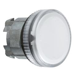 SQD ZB4BV07 PILOT LIGHT METAL CLEAR PLAIN LENS B