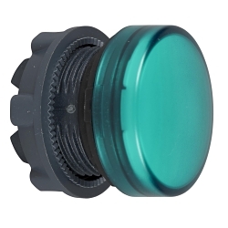 SQD ZB5AV03 PILOT LIGHT PLAST GREEN PLAIN LENS B