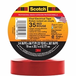 3M 35-RED-3/4X66FT SCOTCH VINYL COLOR CODIN
