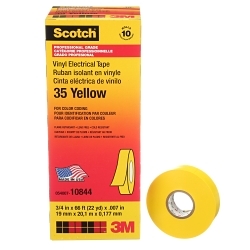 3M 35-YELLOW-3/4X66FT SCOTCH VINYL COLOR CODIN