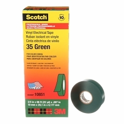 3M 35-GREEN-3/4X66FT SCOTCH VINYL COLOR CODIN
