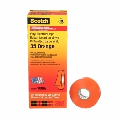 3M 35-ORANGE-3/4X66FT SCOTCH VINYL COLOR CODIN