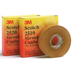 3M 2510-3/4X60FT SCOTCH VARNISHED CAMBRIC TAPE 2