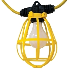 SOUTHWIRE 7155SW 100-FT  PLASTIC CAGE STRING LIGHT W/ 14/3 SJTWCORD