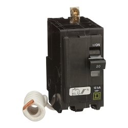 SQD QOB220SWN MINIATURE CIRCUIT BREAKER 120V 20A