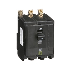 SQD QOB325 MINIATURE CIRCUIT BREAKER 240V 25A