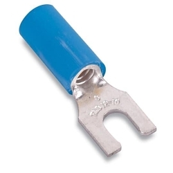 STA-KON RB14-8FL INSNYL  LKG FORK TERM 18-14 NO8 BLUE