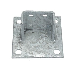 S-STRUT AP 235SQ HDG HDG DBL STRUT POST BASE