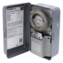 TORK 8001U 24 HOUR CYCLE TIMER 20A 480V SPDT INDOOR METAL ENCLOSURE