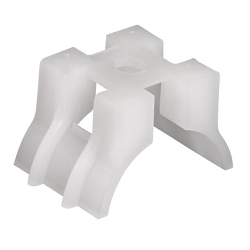 TY-RAP TC92 SADDLE BASE .6X.6-IN NAT NYL SCREW