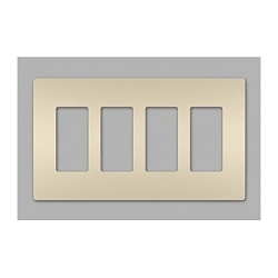 P&S RWP264LA RADIANT SCREWLESS WALLPLATE 4G L