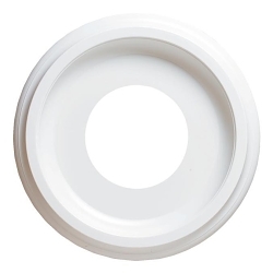ANGELO 77037 10-IN WH PL ASTIC SMOOTH MEDALLION