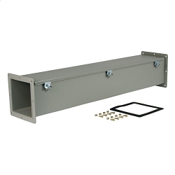 WIEG JW84 N12 FEED THRU WIREWAY 8X8X48 CS -GRY