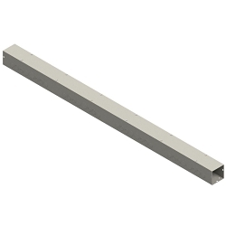 WIEG S8848G N1 SCR CVR WIREWAY 8X8X48 CBN STL -