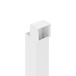 W-MOLD 30TC-4WH TPP COMM POLE 10-FT 4 WHITE