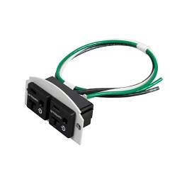 WALKERMOLD 68REC-CTRL 1/2 GANG 20A DUPLEX RECE