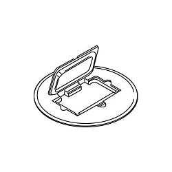 WALKERMOLD 895GFICAL ROUND GFI RECEPT CPT COV