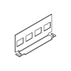 WALKERMOLD CILT-4TKO RFB 4 CI 4 PORT COMM PLATE