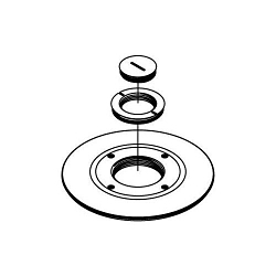 WALKERMOLD RC9CM2TCBK 2- IN FURNITURE FEED COVER ASSY-BLACK