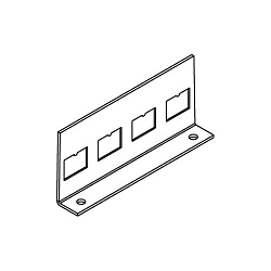 WALKERMOLD RFB-4TKO-SS R FB4 4 PORT COMM PLATE