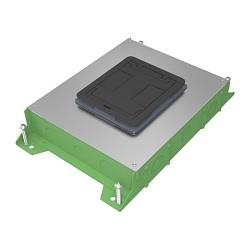 WALKERMOLD RFBA4R30OG RF BA 4G 3.0-IN RECT CVR FLOOR BOX