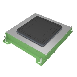 WALKERMOLD RFBA6R30OG RF BA 6G 3.0-IN RECT CVR FLOOR BOX